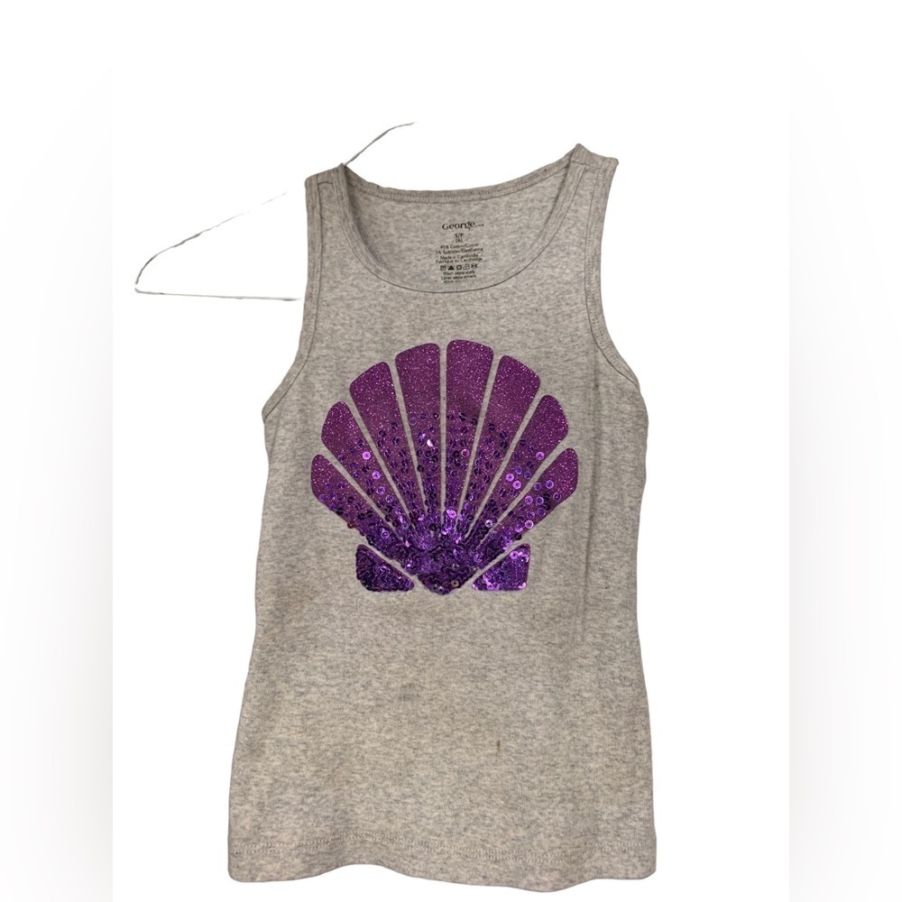 Girls Purple Seashell Tanktop and Legging set from Children’s Place